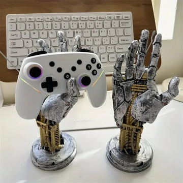 Robotic Arm Desk Organizer – Gamepad & Accessories Holder